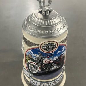RARE The Engines of Harley Davidson Commemorative Series “Evolution” Stein